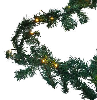 Preview: LED-Tannengirlande 5m mit 40 LEDs warmweiß